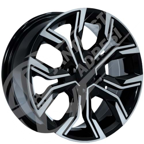 6.5X16 PCD 4X100 FD-16158 Black Diamond ET35 67.1