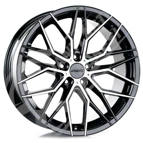 8.0X18 PCD 5X100 ARC-18141 Black Diamond Valencia ET35 57.1