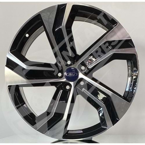 8.0X18 PCD 5X108 BKY-0143 Black Machined ET45 67.1