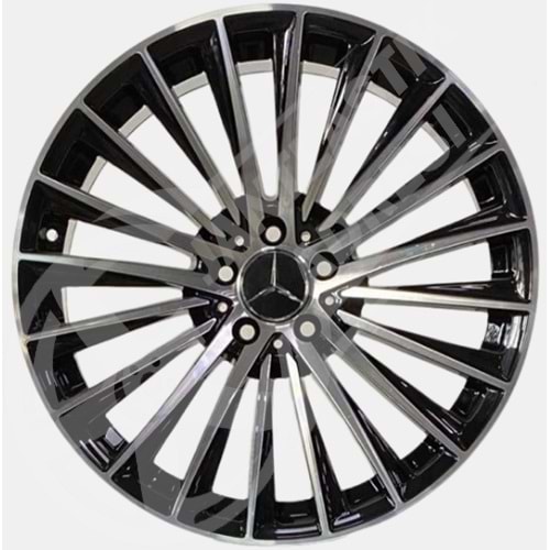 8.0X19 PCD 5X112 DY-1989 Black Diamond ET43 66.6