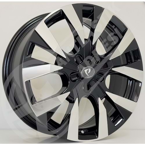 7.0X17 PCD 5X108 BKY-1248 Black Diamond ET45 65.1