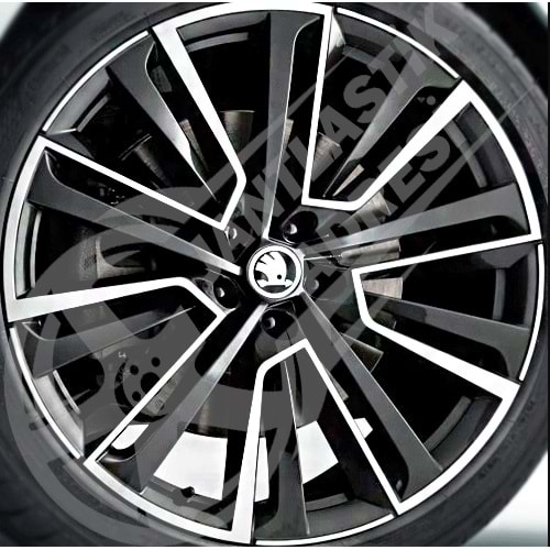 8.0X19 PCD 5X112 RC-517 Black Diamond ET42 66.5