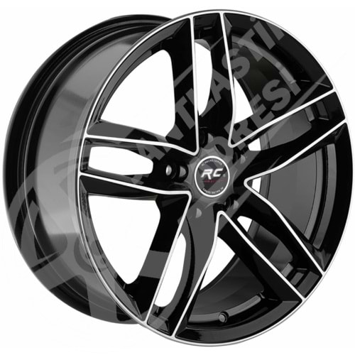 17X7,5 JANT RC 5068 5X115 ET35-70,2 BLACK DİAMOND