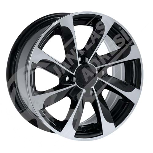 6.0X14 PCD 4X100 FD-14031 Black Diamond ET35 67.1