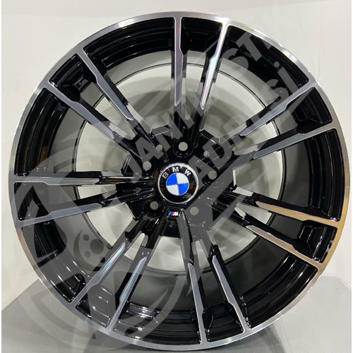 9.5X19 PCD 5X120 BK-5396 Black Diamond ET37 72.56