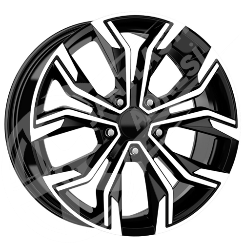 6.5X16 PCD 4X100 DY-666 Black Diamond ET35 60.1