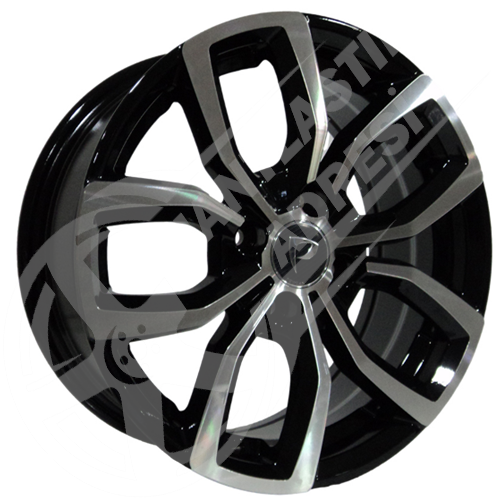 6.5X16 PCD 4X100 BK-5711 Black Diamond ET38 60.1