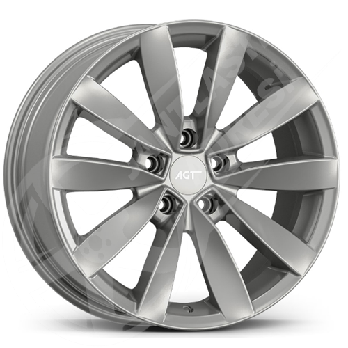 7.5X17 PCD 5X100 FD-17271 Silver ET35 67.1