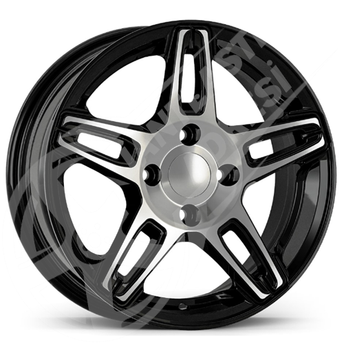 6.0X15 PCD 4X100 FD-15281 Gloss Black Diamond ET35 67.1