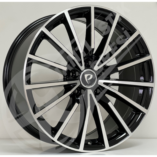 7.5X17 PCD 5X112 BK-5246 Black Machined ET42 66.45