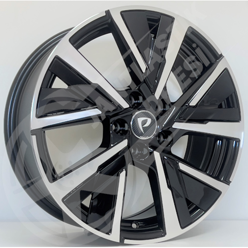 7.0X17 PCD 5X108 BKY-5906 Black Diamond ET45 65.1
