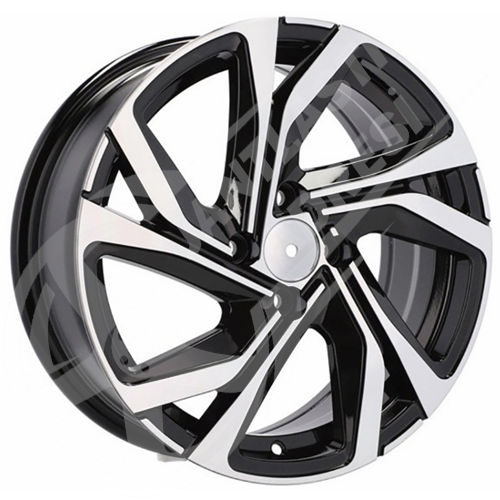6.5X16 PCD 4X100 BK-5762 Black Diamond ET40 60.1