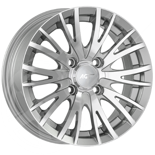6.5X15 PCD 4X108 FD-15014 Silver Diamond ET25 65.1