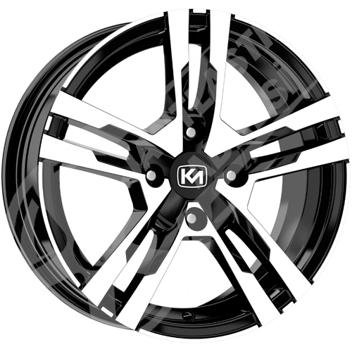14X5,5 JANT KM 834 4X100 ET35 67,1 BLACK DİAMOND
