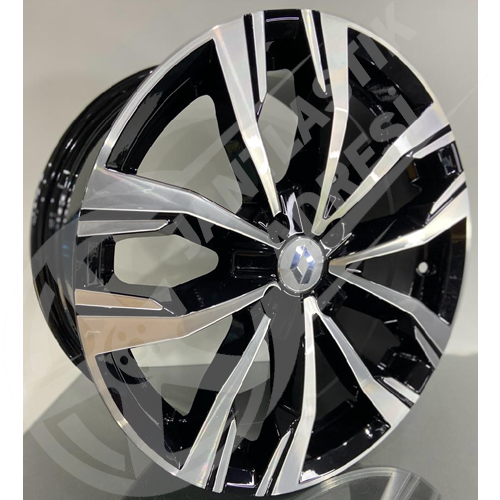 7.0X16 PCD 5X114.3 EMR DY-746 Black Diamond ET35 66.1