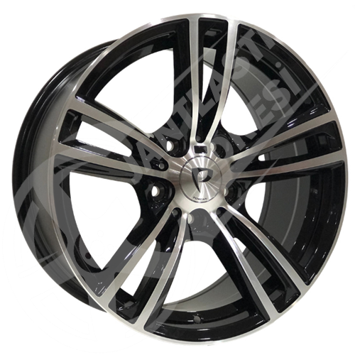 8.0X18 PCD 5X120 BK-5739 Black Diamond ET34 72.56