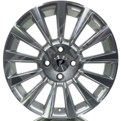 6.0X15 PCD 4X98 BK-743 Silver Machined ET38 58.1